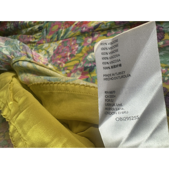 by Anthropologie Eliora Off the shoulder Floral Maxi Dress Small *Missing Belt - Picture 9 of 13